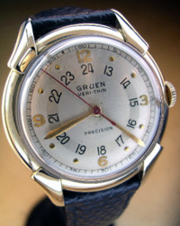 Gruen Pan American 1940's original dial